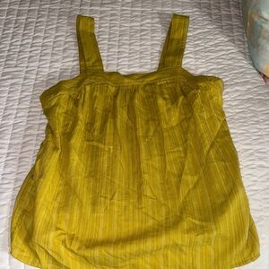 Yellow Striped Women's Top